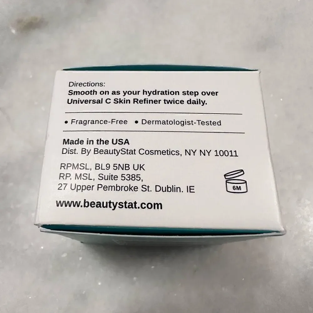 BeautyStat Cosmetics Universal Pro-Bio Hyaluronic Acid Facial Skin Moisturizer